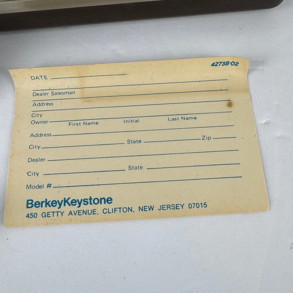 Berkey Keystone 310 Pocket Everflash Camera Black‎ Vintage 110 Film Untested